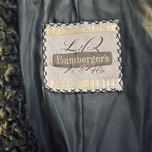 BAMBERGER’S Persian Lamb coat, Black - Picture 2 of 6